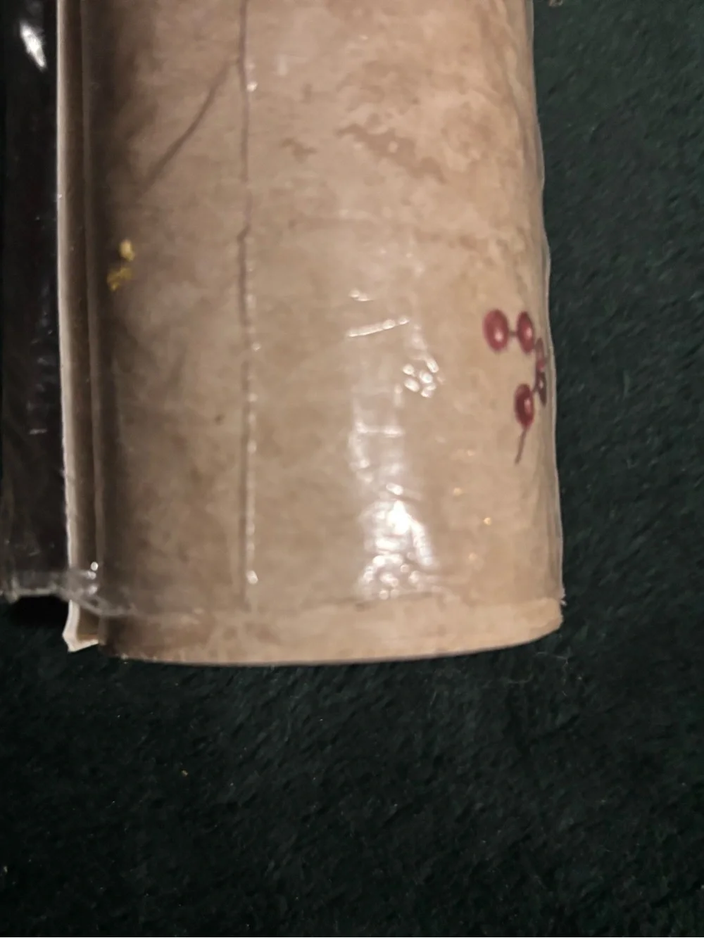 York Wallcovering Tan/Burgundy Strippable Prepasted Classic Wallpaper DoubleRoll